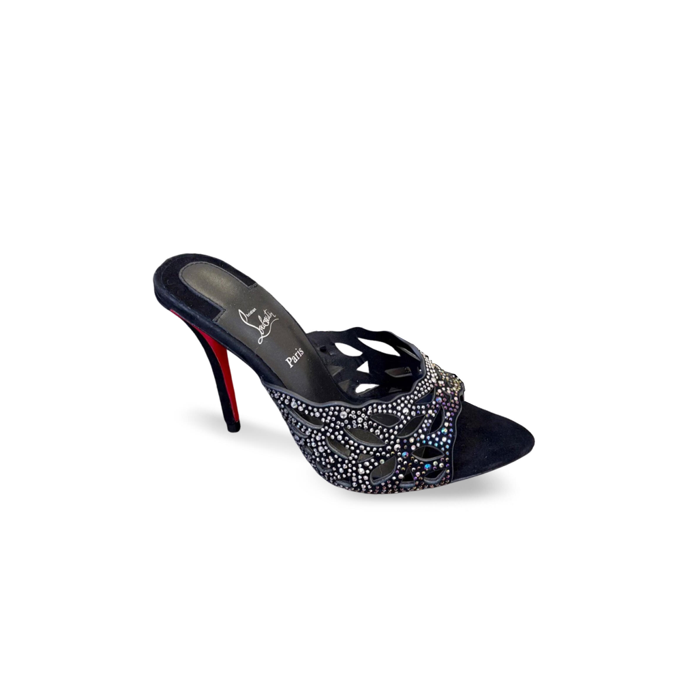 Chr1st1an louboutin lasera strass mule 100 mm mules